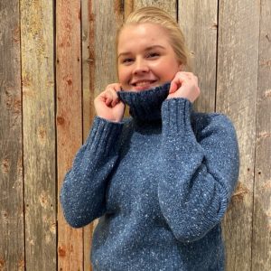Fisherman Polo Neck Sweater Woman